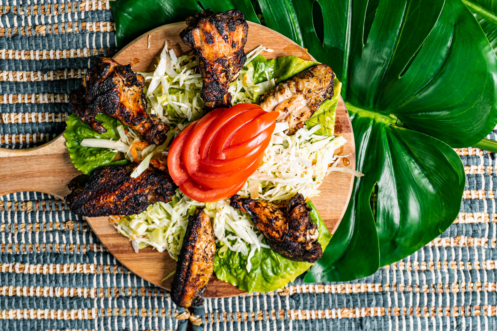 Jamaican jerk wings near Winthrop University